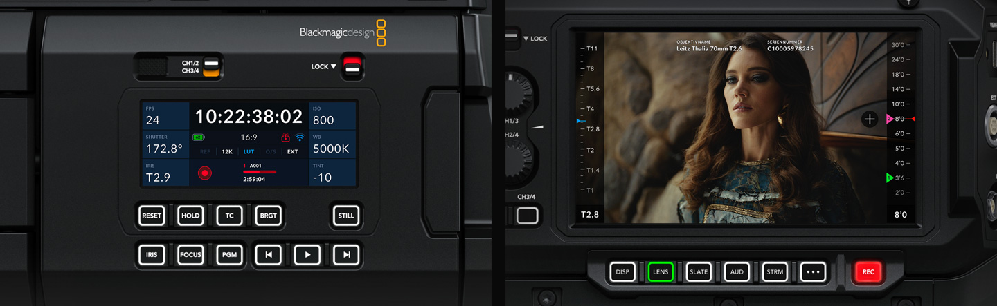 High Resolution Monitoring and Camera Control