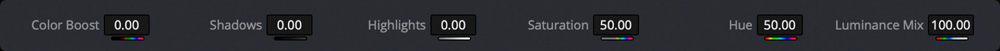 Primary Adjustment Controls