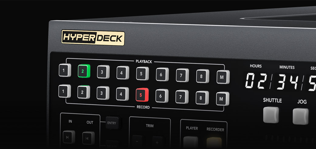 Broadcast Decks Control Panel